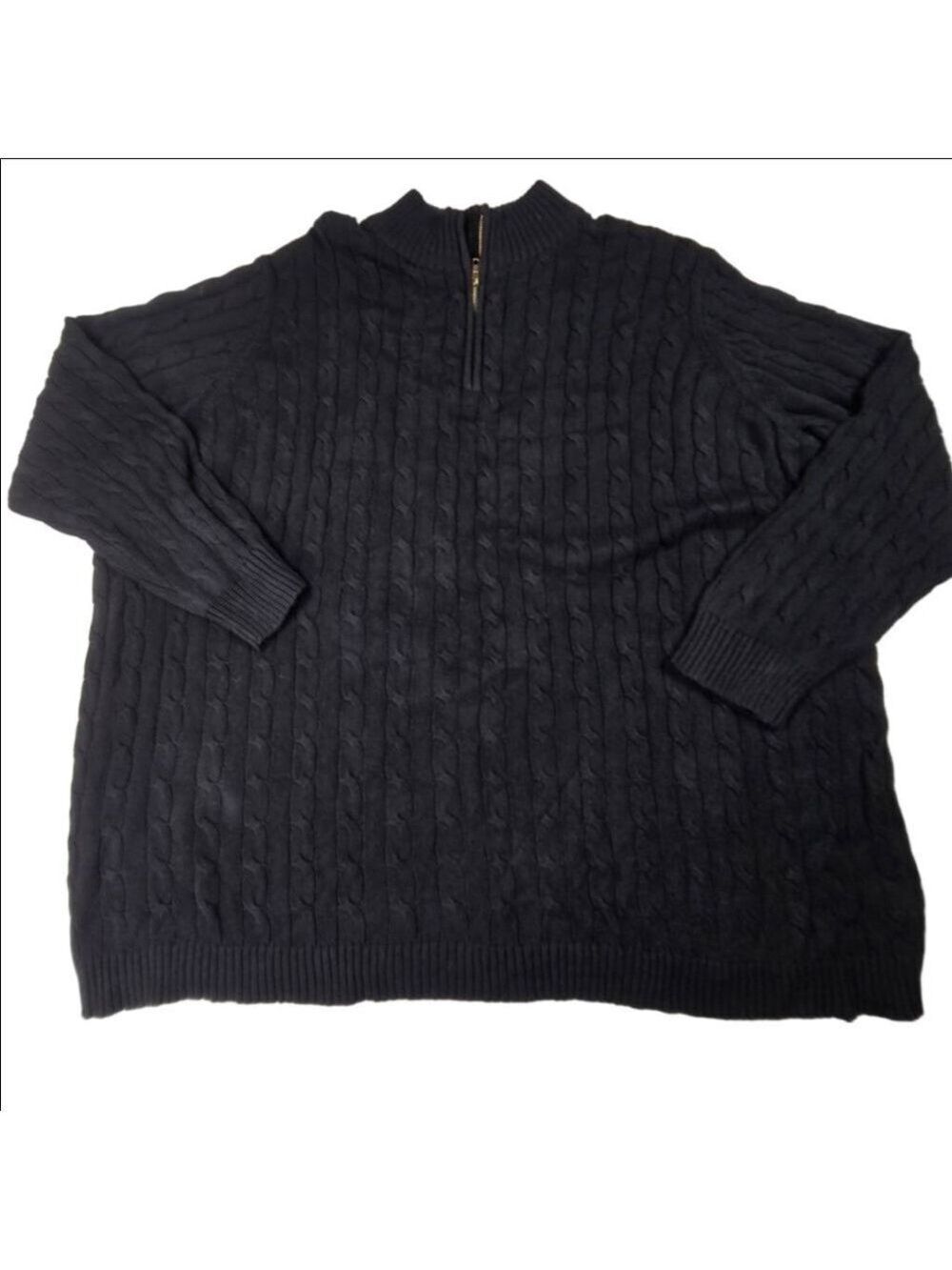 Woman Within Black Knit Sweater Size 4X